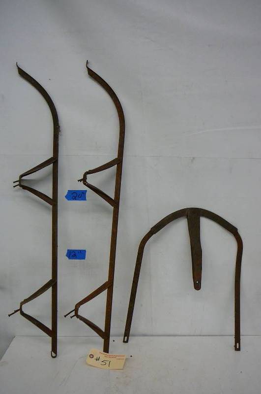 lot 51 image: Sled part Runners and front