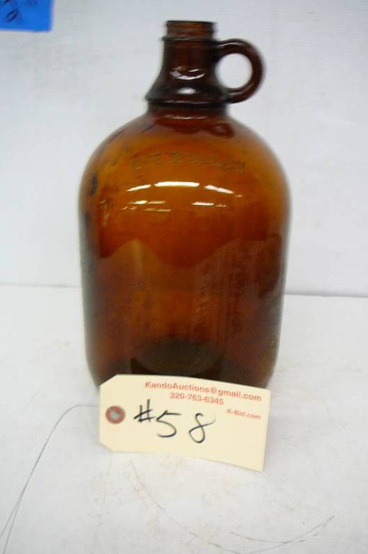 lot 58 image: Brown Gallon Jug