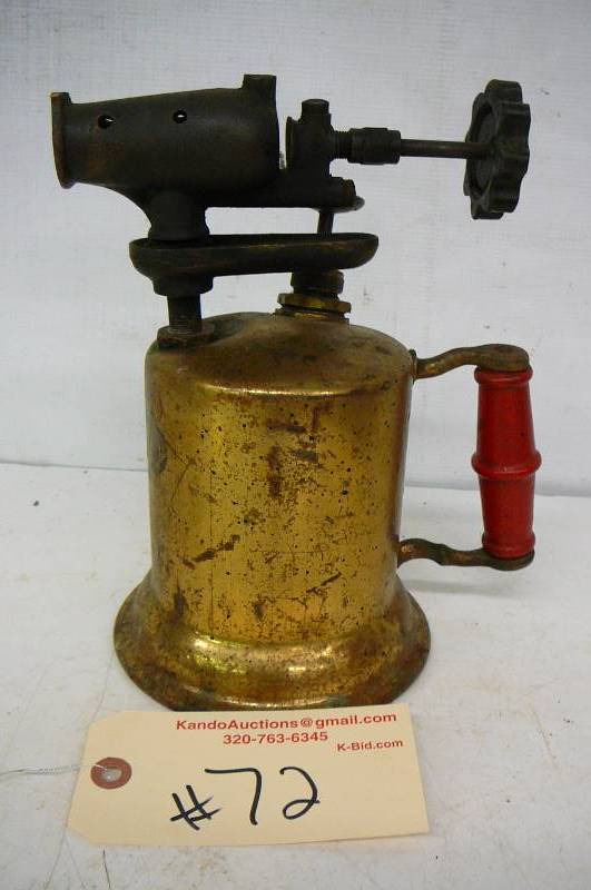 lot 72 image: Brass Torch