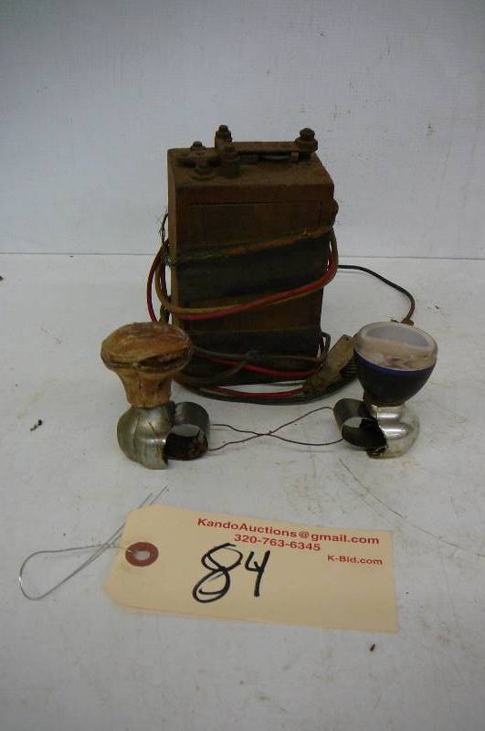 lot 84 image: Steering knobs, Coil