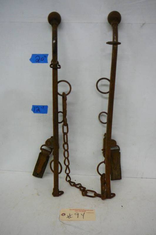 lot 94 image: Horse hams steel 2 count