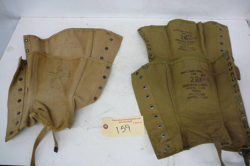 lot 159 image: Legging, Canvas 2 pair
