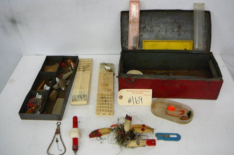 lot 169 image: Tackle box, Tackle