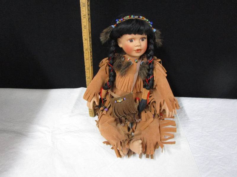 lot 49 image: Native American Porcelain Doll