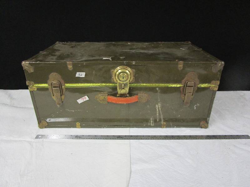 lot 77 image: Trunk 30.5 long 15.5 wide 12.5 Tall
