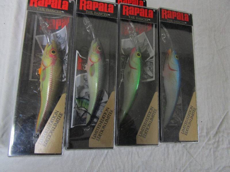 lot 120 image: 4 TD-9 Rapalas Limited Edition