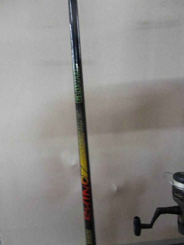 lot 140 image: 3 Fishing Poles 2 Zebco Rods and a Quantum