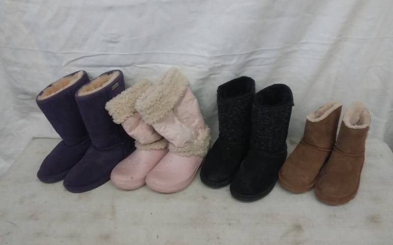 4-Pair Ladies Winter Boots - Like New