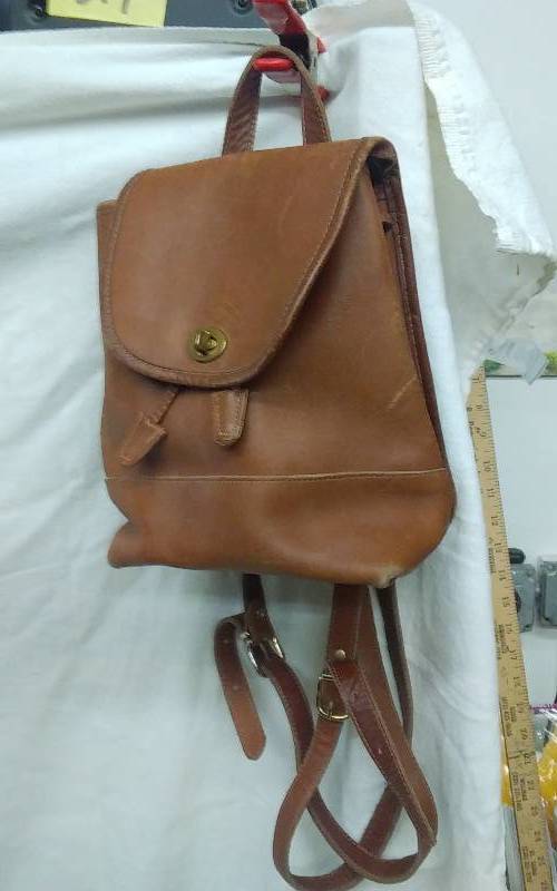 Genuine Leather COACH Handbag (Back Pack)