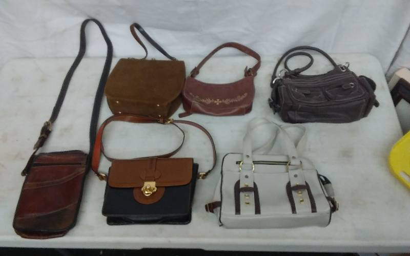 Lot Of 6-assorted Handbags