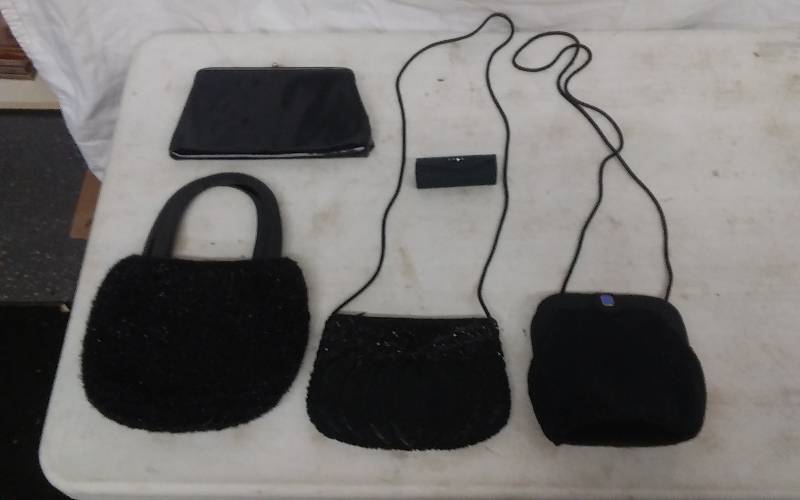 Assorted Evening Bags, Lipstick Case