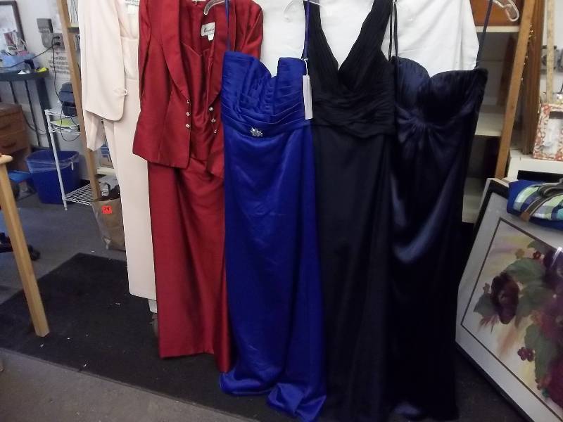 5 Long Dresses All Size 10
