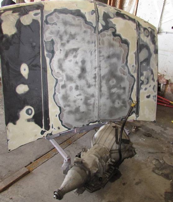 lot 133 image: Car Hood And Transmission