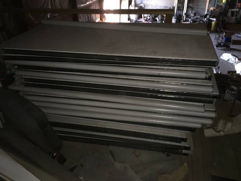 lot 204 image: STACK OF OFFICE CUBICLE WALLS