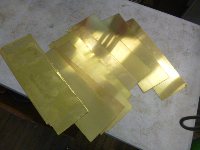 lot 84 image: Brass Sheets