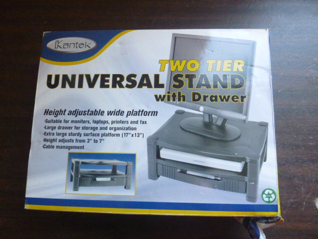 lot 114 image: Kantek Two Tier Universal Stand