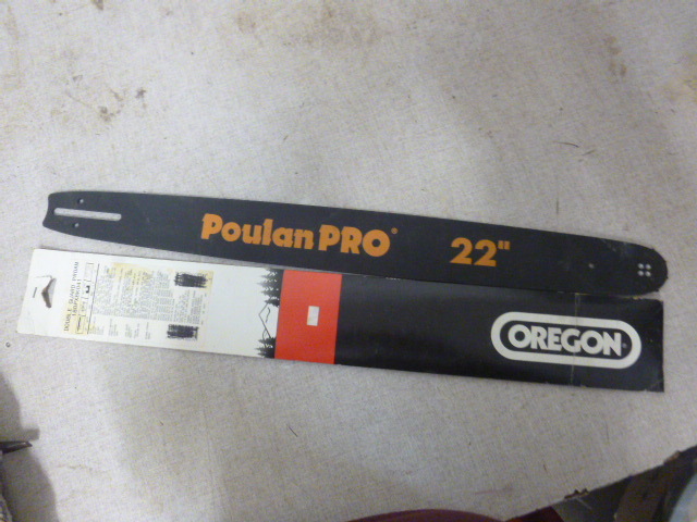lot 188 image: 2 Chain Saw Guide Bars