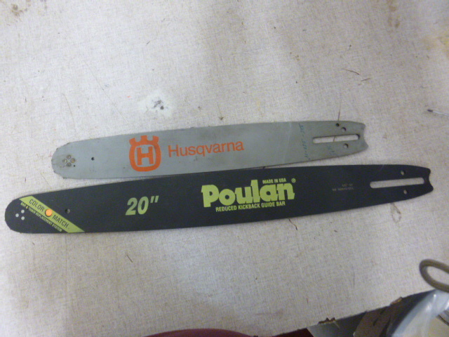 lot 191 image: 2 Chain Saw Guide Bars