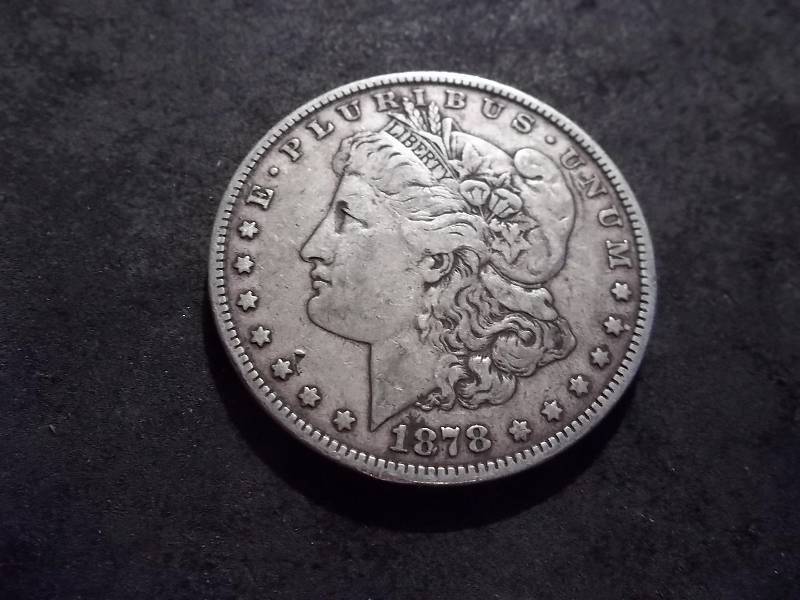 lot 1 image: 1878  Morgan Silver Dollar