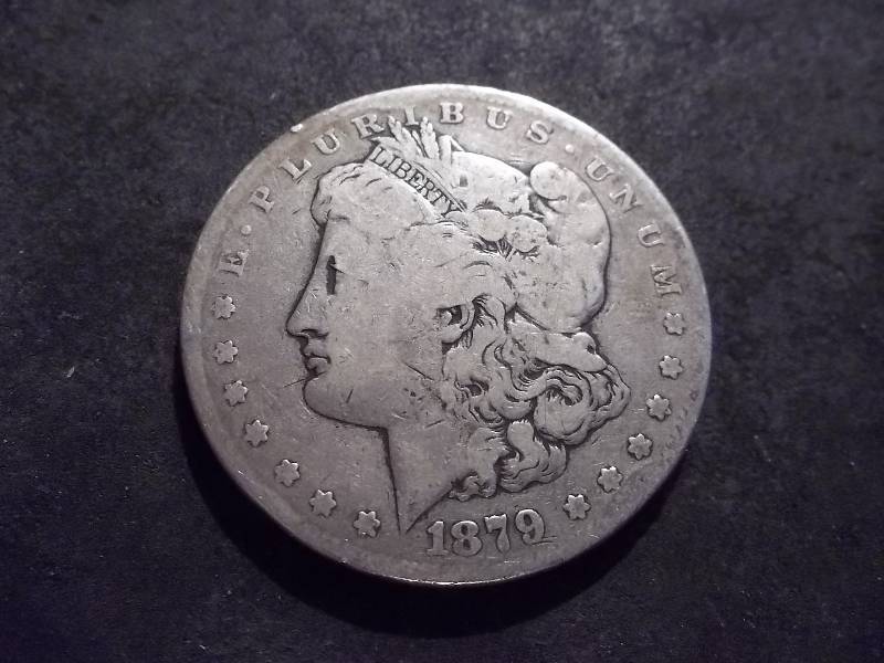 lot 2 image: 1879 S Morgan Silver Dollar