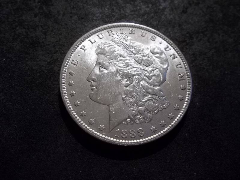 lot 4 image: 1888  Morgan Silver Dollar