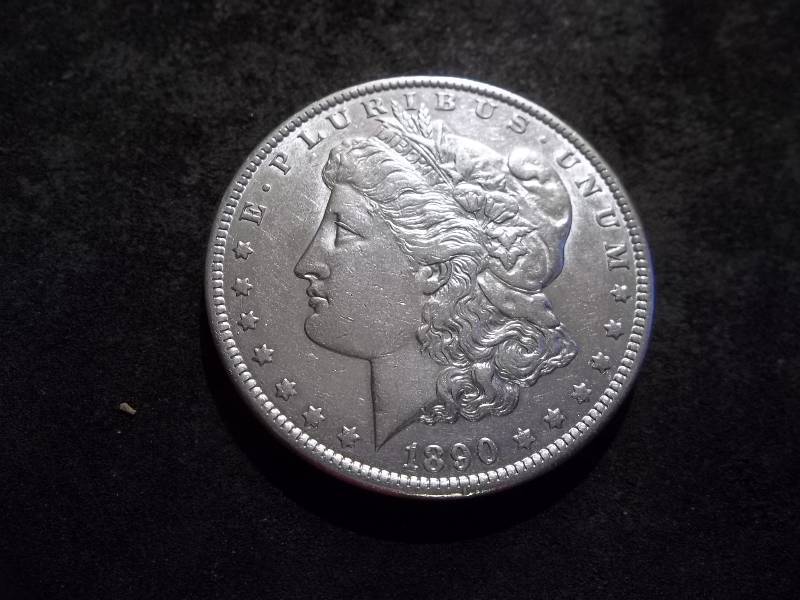 lot 5 image: 1890 Morgan Silver Dollar