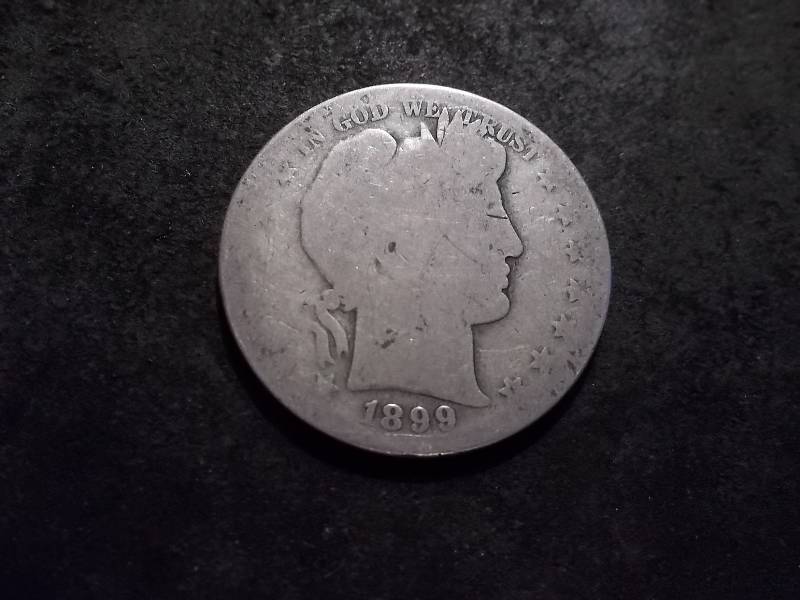 lot 14 image: 1899 S Barber Half Dollar