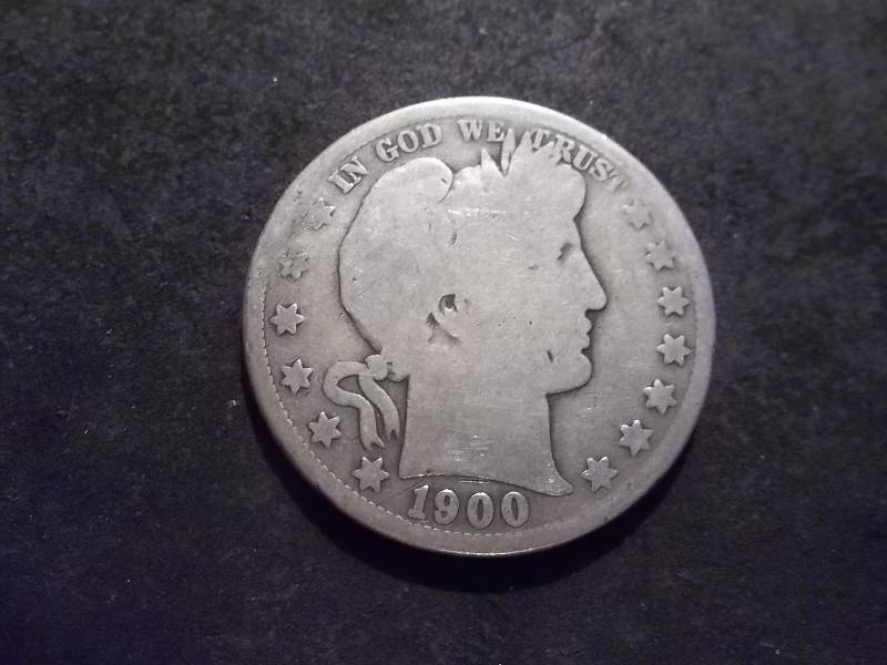 lot 15 image: 1900 Barber Half Dollar