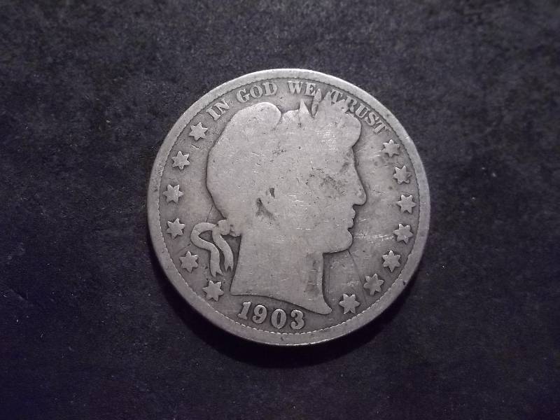 lot 19 image: 1903 Barber Half Dollar
