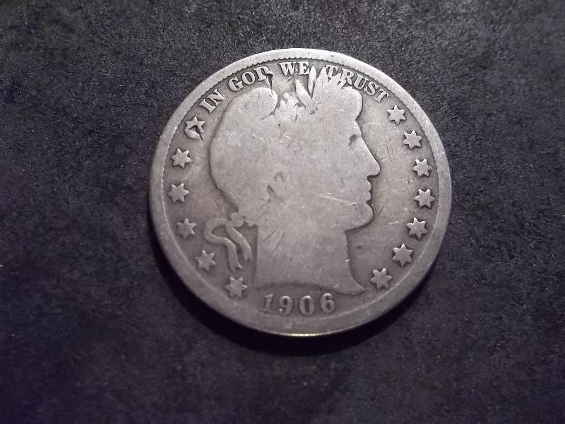 lot 26 image: 1906 O Barber Half Dollar