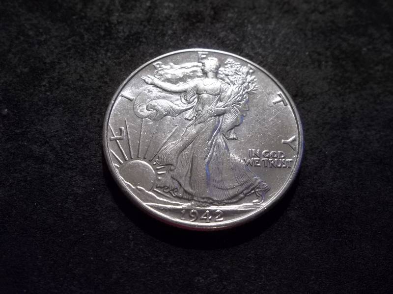 lot 38 image: 1942  Walker Half Dollar