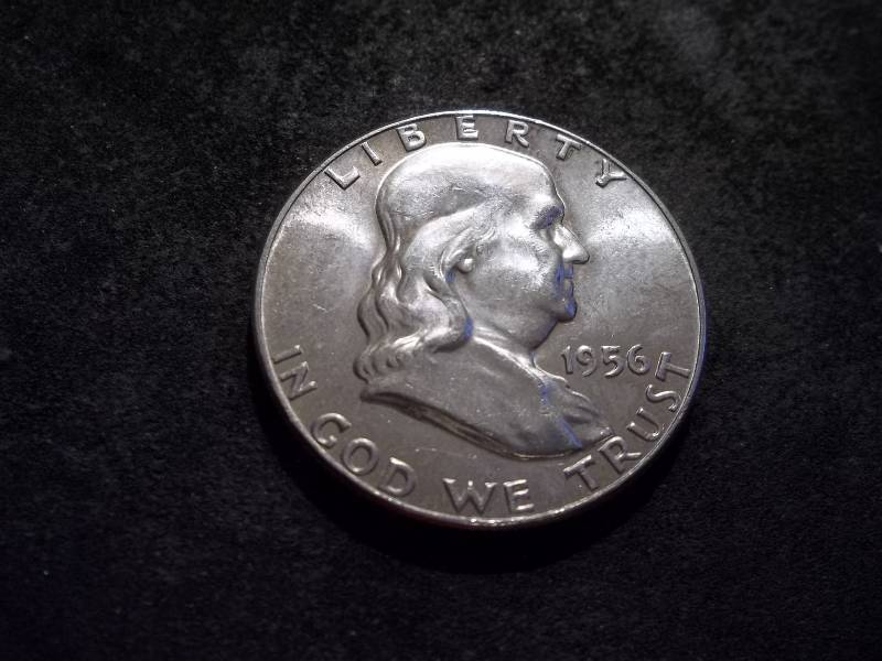 lot 42 image: 1956 Franklin Half Dollar