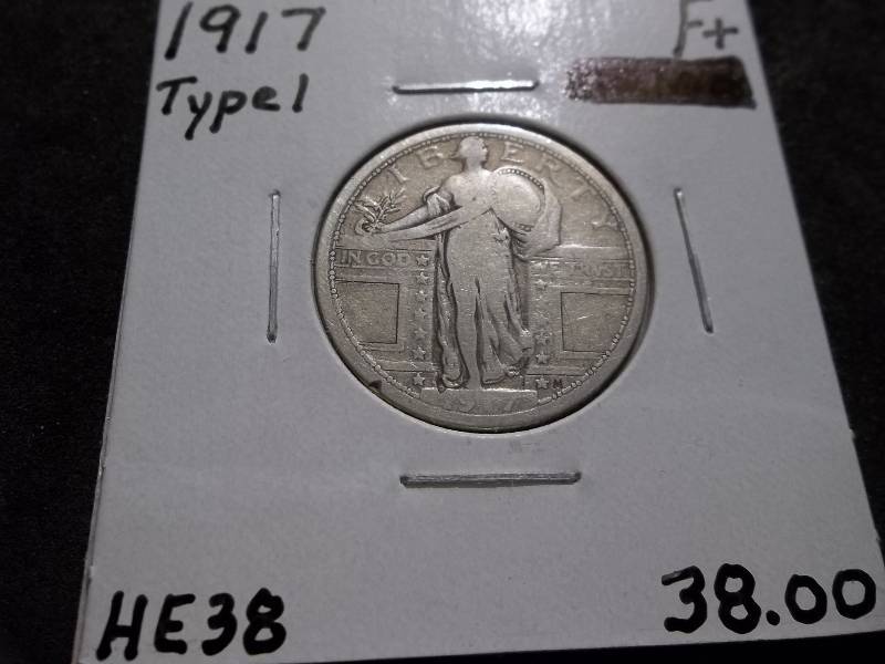 lot 50 image: 1917 Type 1 Standing Liberty Quarter
