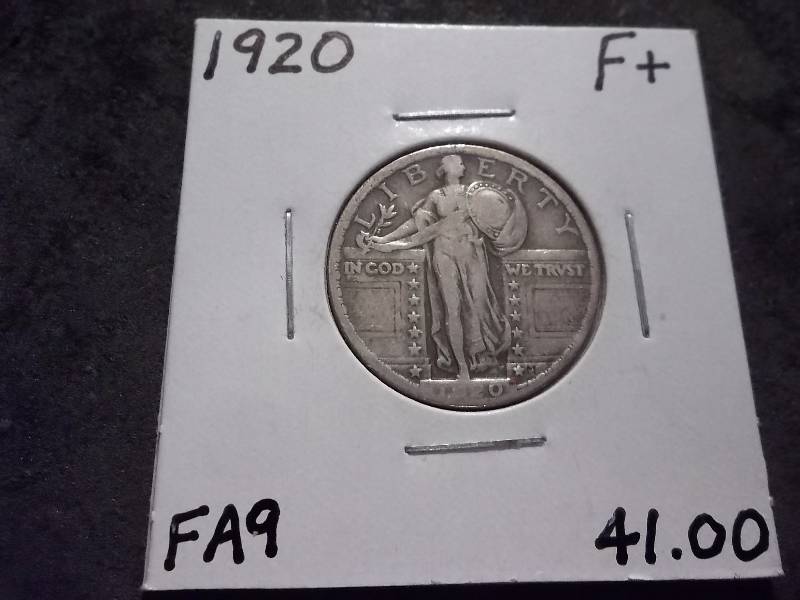 lot 52 image: 1920 Standing Liberty Quarter