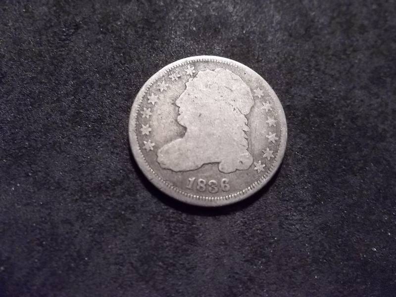 lot 59 image: 1836 Bust Dime
