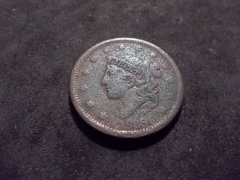 lot 98 image: 1838 Matron Head Large Cent