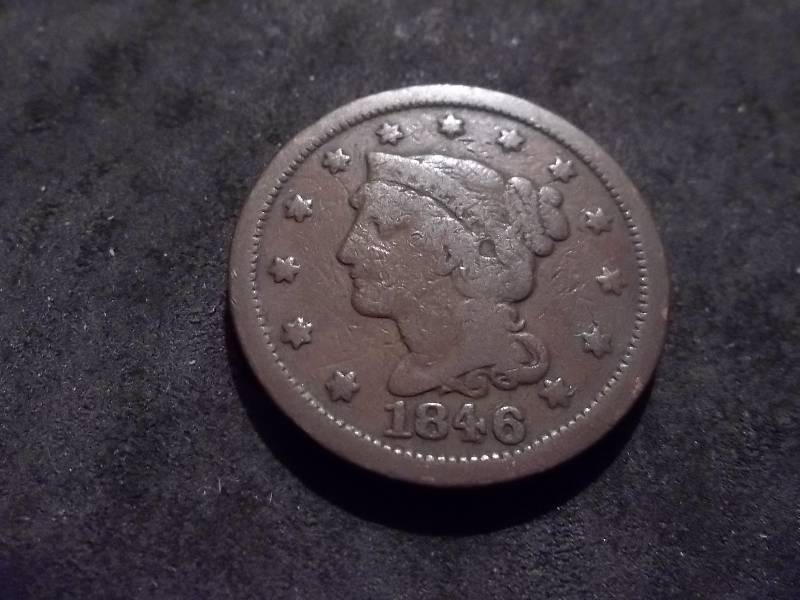 lot 102 image: 1846 Large Cent
