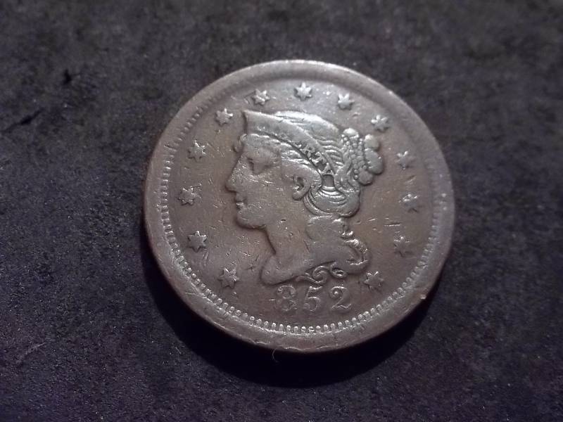 lot 106 image: 1852 Large Cent