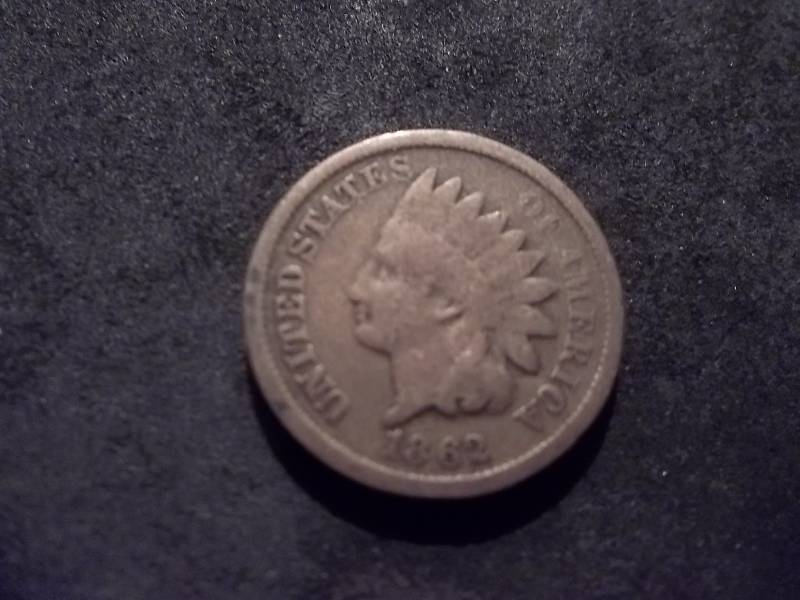 lot 108 image: 1862 Indian Head Cent