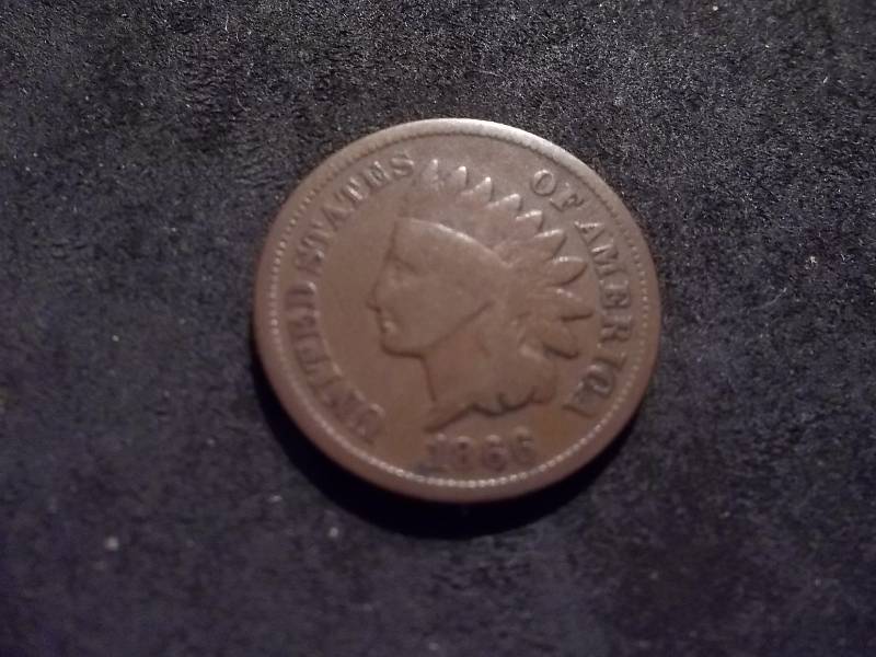 lot 110 image: 1866 Indian Head Cent