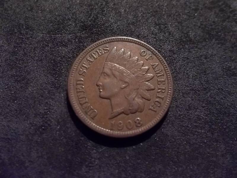 lot 111 image: 1908 Indian Head Cent