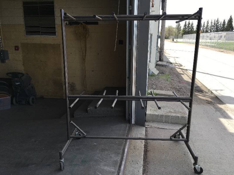 FOLDING CHAIR STORAGE CART