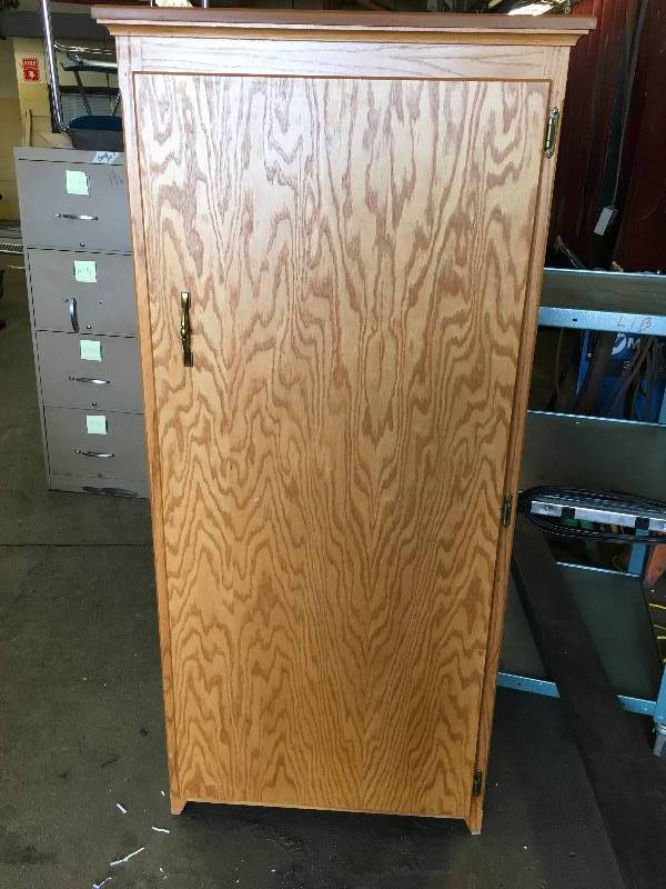 WOODEN STORAGE CABINET