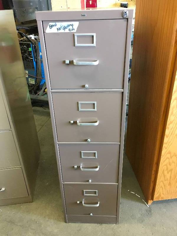 4 DRAWER METAL FILING CABINET