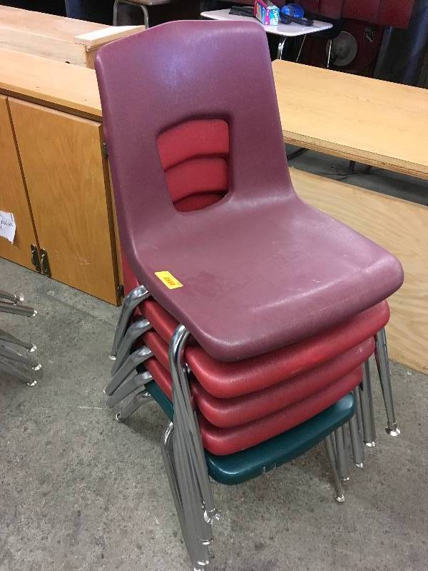 5 CHAIRS, VARIETY OF COLORS