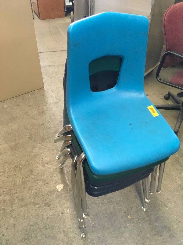 5 CHAIRS, VARIETY OF COLORS