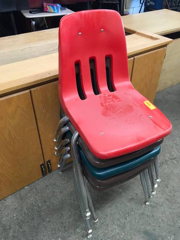 5 CHAIRS, VARIETY OF COLORS