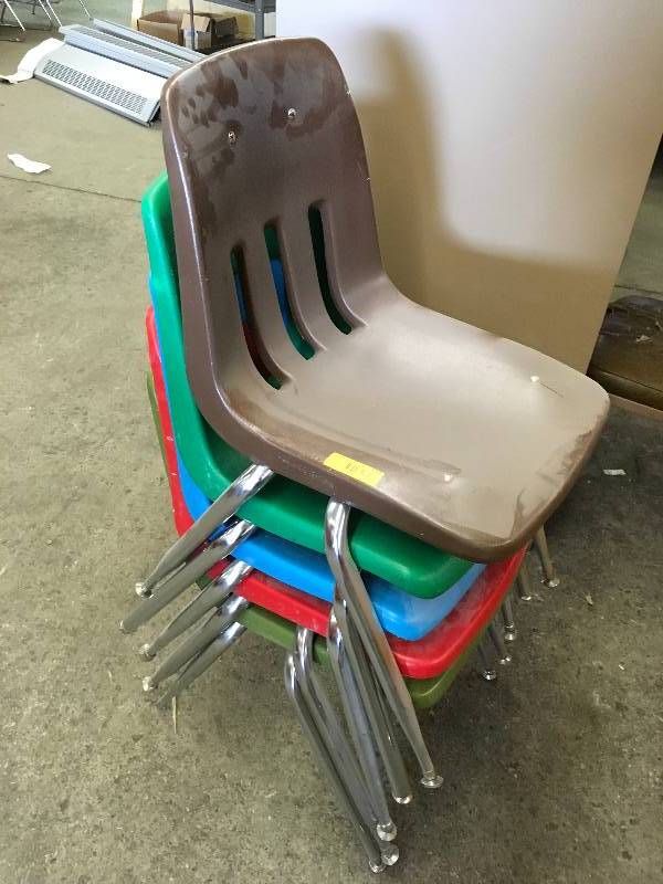 5 CHAIRS, VARIETY OF COLORS