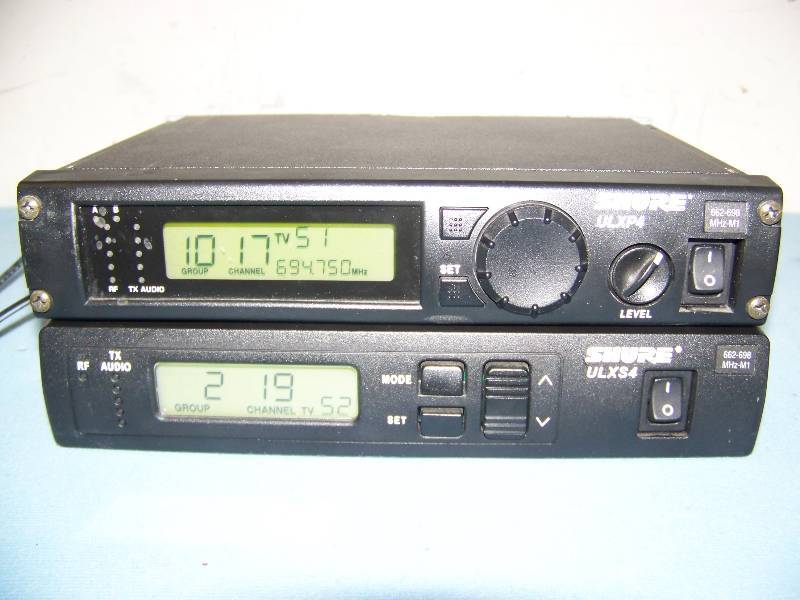 lot 65 image: (2) Shure, Wireless Receivers with Power Supplies and Antennas
