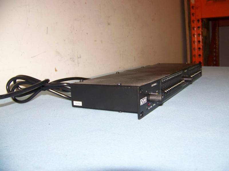 lot 20 image: Rane, Dual Channel, 15-Band, MicroGraphic Equalizer  EQ
